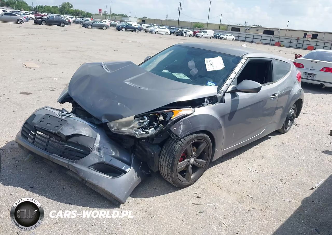 2013 Hyundai Veloster Base W-Black VIN:KMHTC6ADXDU152547 - 2