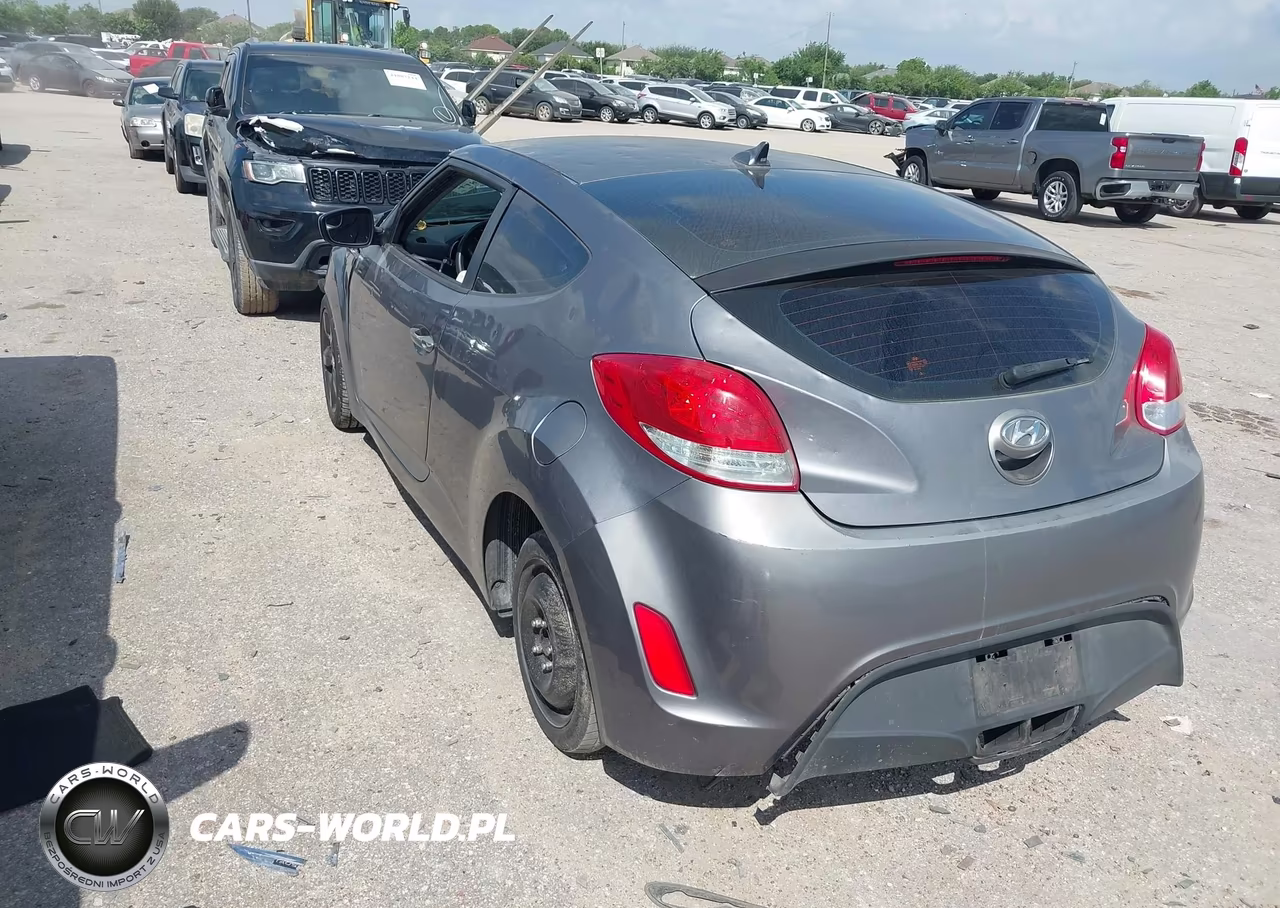 2013 Hyundai Veloster Base W-Black VIN:KMHTC6ADXDU152547 - 3