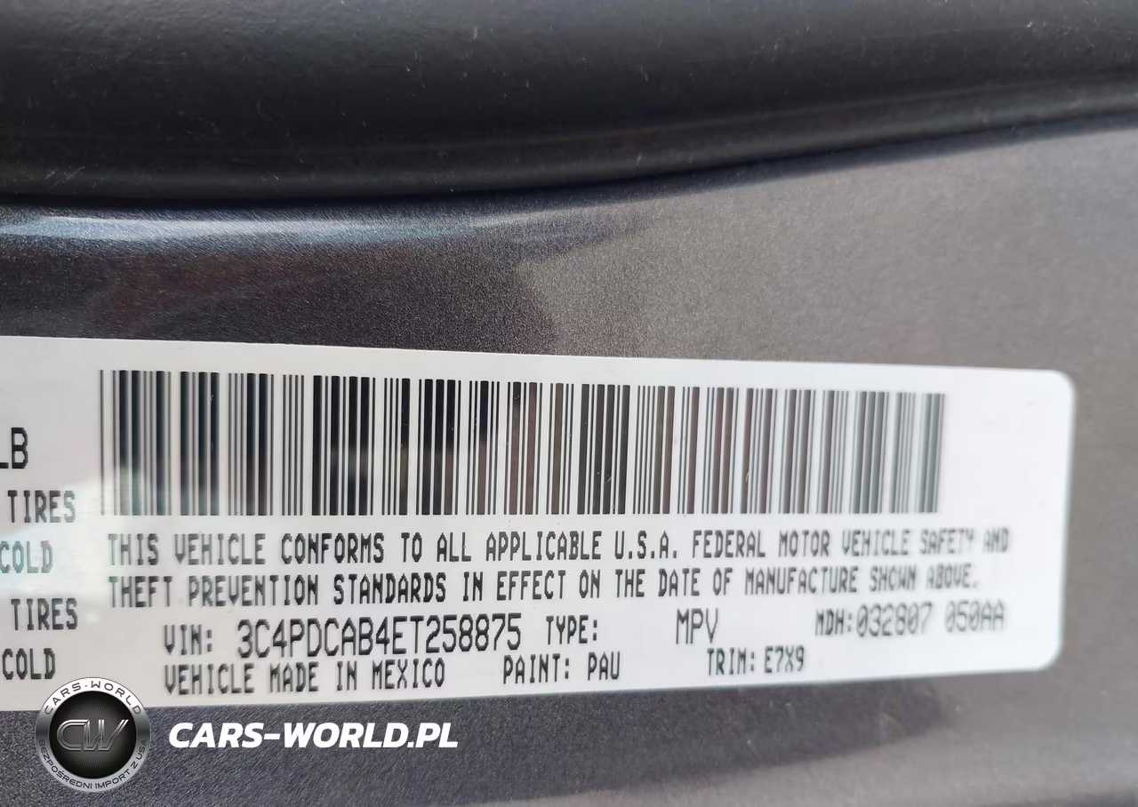2014 Dodge Journey Se VIN:3C4PDCAB4ET258875 - 9