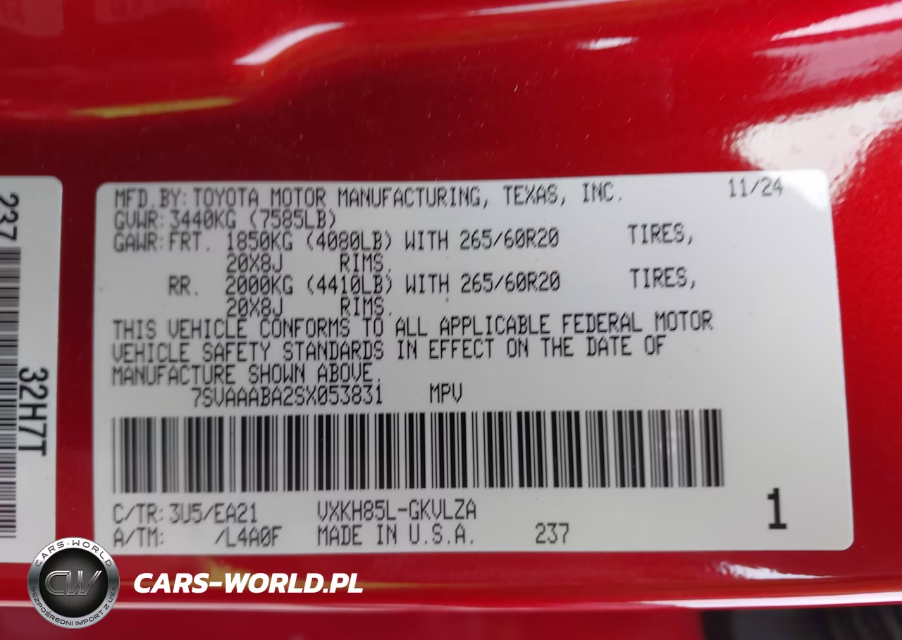 2025 Toyota Sequoia Limited VIN:7SVAAABA2SX053831 - 9