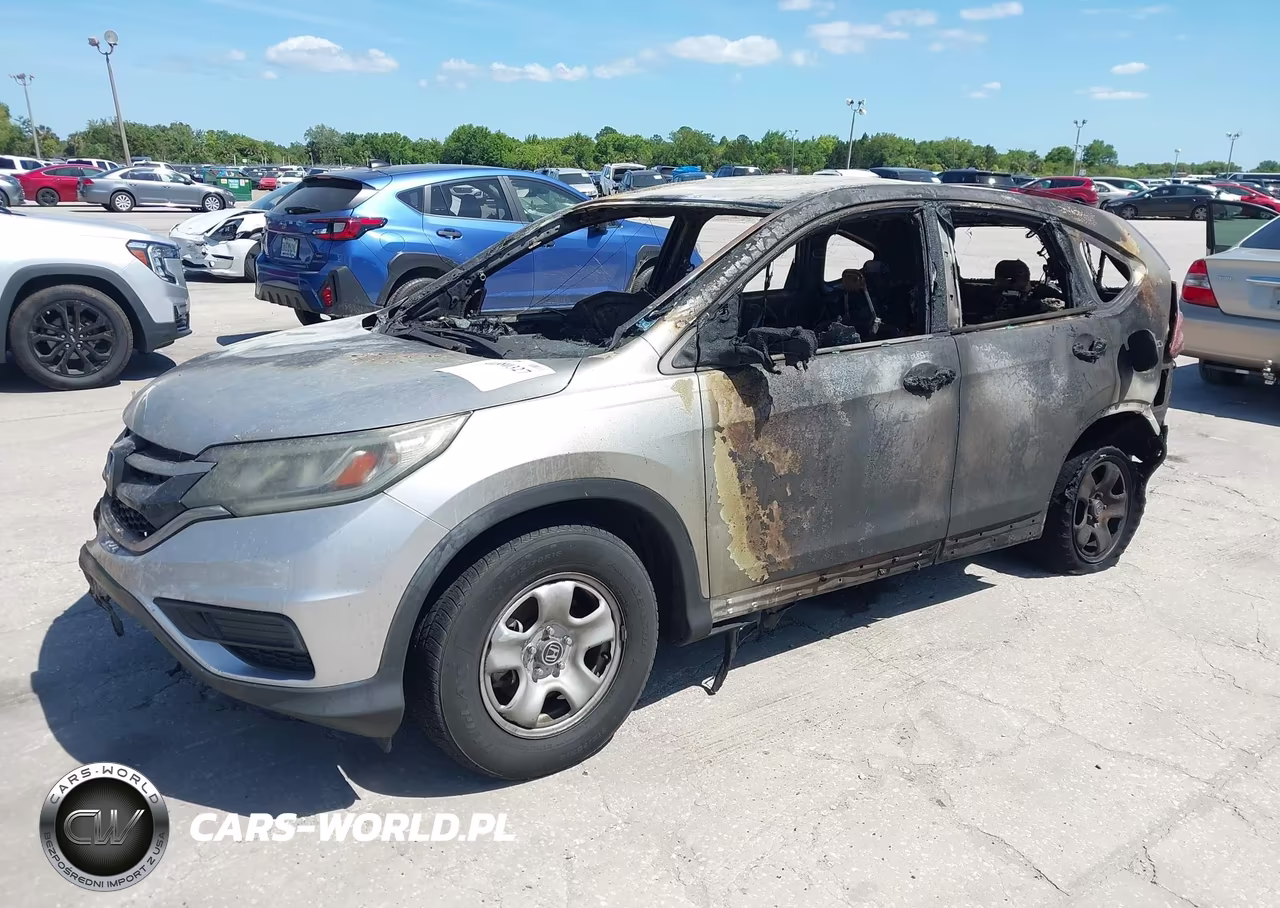 2016 Honda Cr-V Lx VIN:2HKRM3H33GH535218 - 2