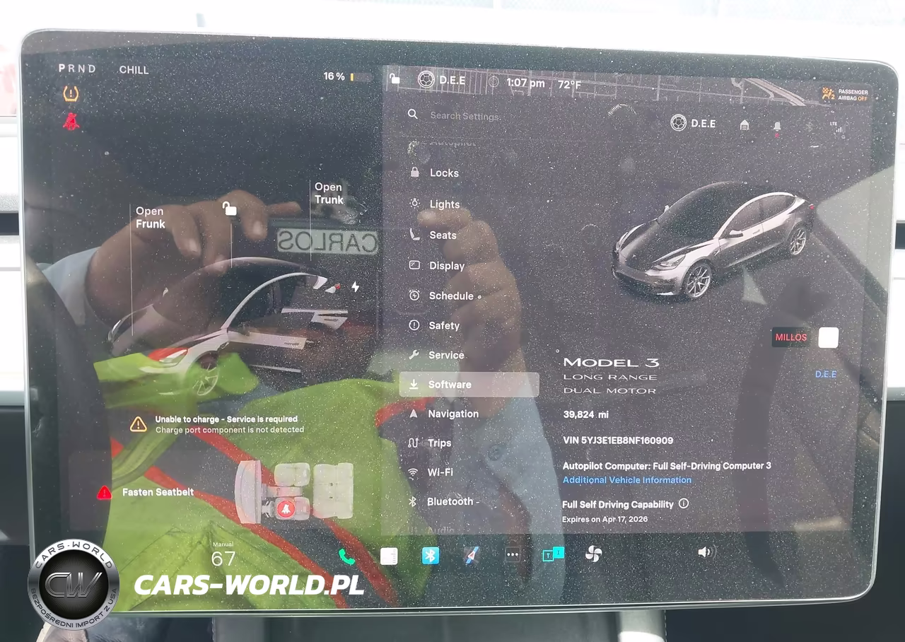 2022 Tesla Model 3 Long Range Dual Motor All-Wheel Drive VIN:5YJ3E1EB8NF160909 - 7