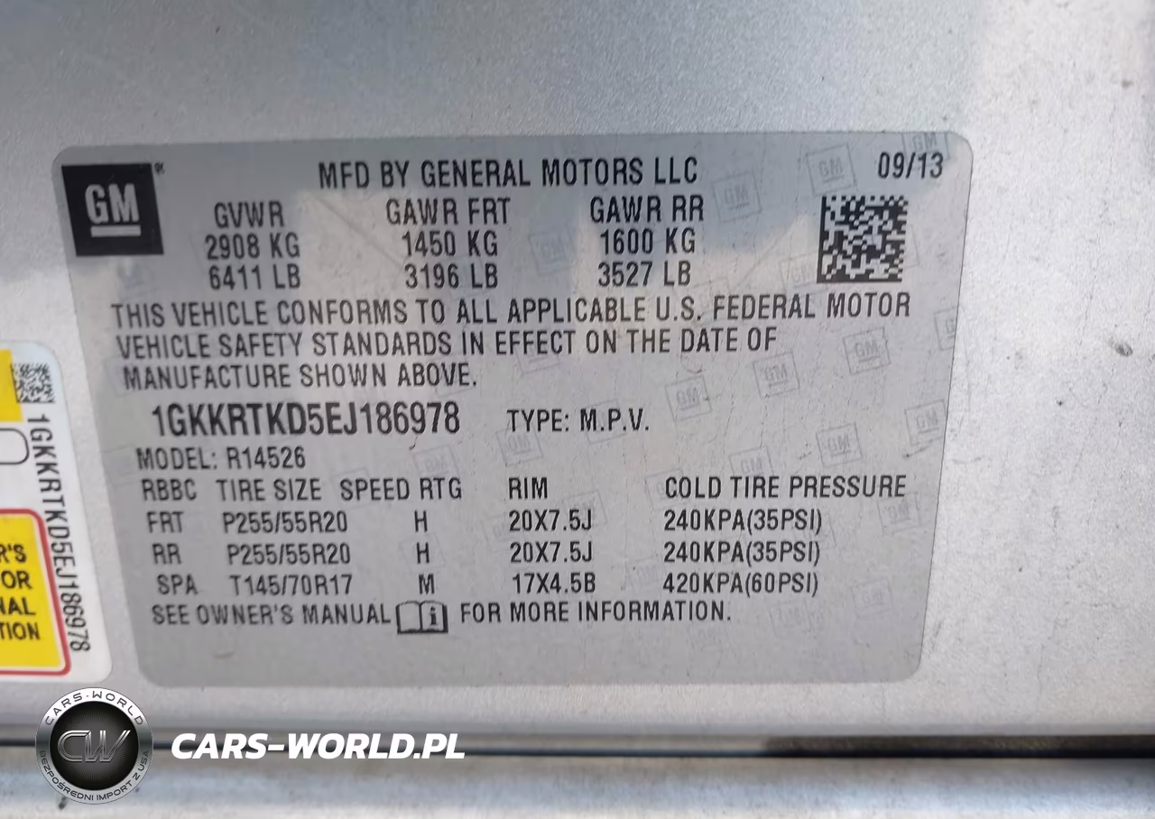2014 GMC Acadia Denali VIN:1GKKRTKD5EJ186978 - 9