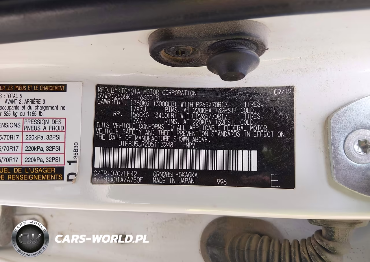 2013 Toyota 4Runner Sr5 VIN:JTEBU5JR2D5113248 - 9