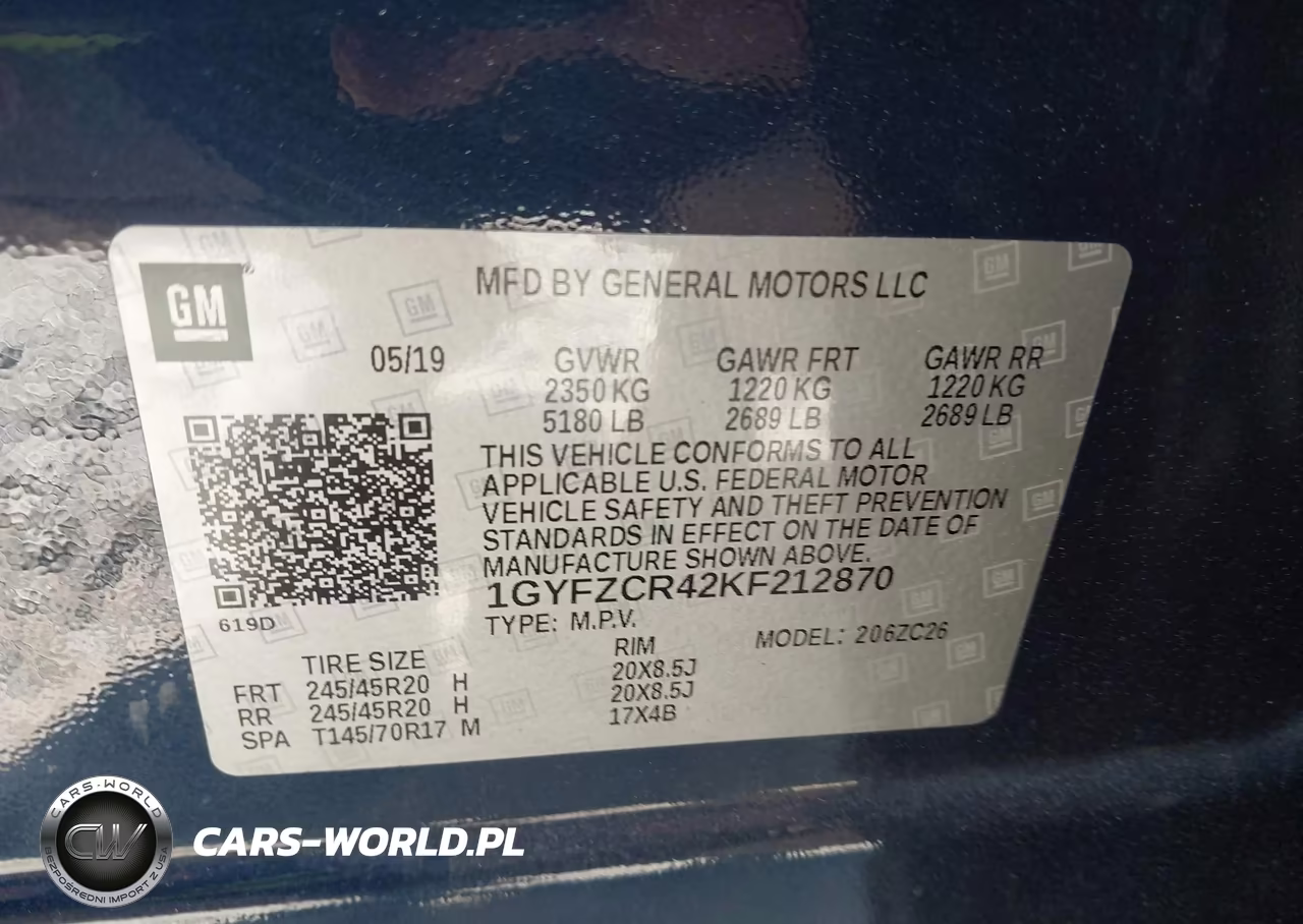 2019 Cadillac Xt4 Premium Luxury VIN:1GYFZCR42KF212870 - 9