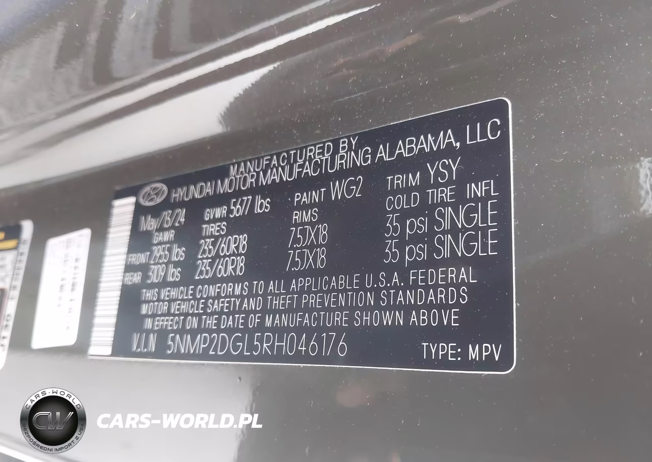 2024 Hyundai Santa Fe Sel VIN:5NMP2DGL5RH046176 - 9