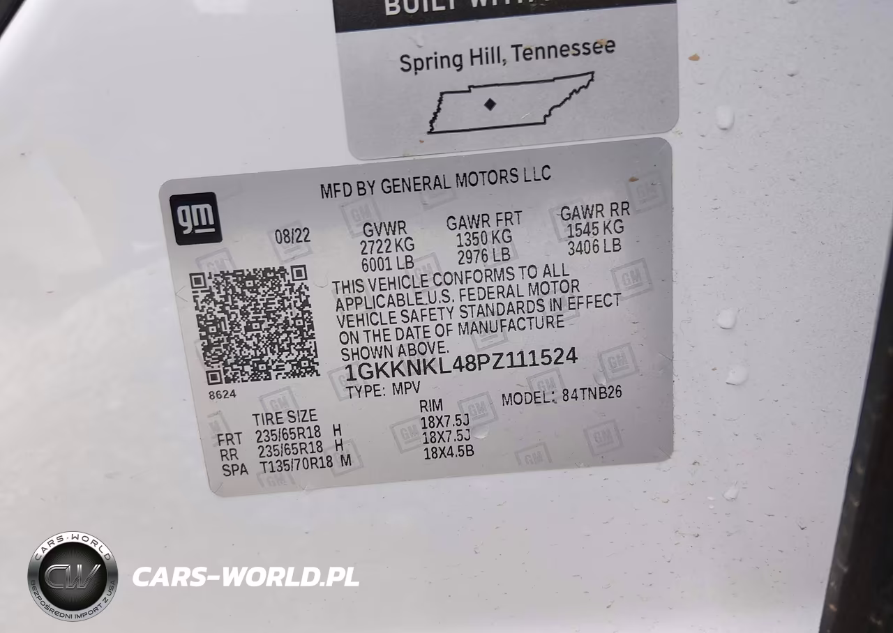 2023 GMC Acadia Fwd Sle VIN:1GKKNKL48PZ111524 - 9