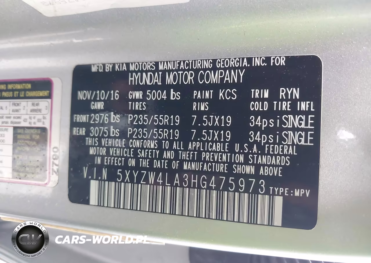 2017 Hyundai Santa Fe Sport 2.0T Ultimate VIN:5XYZW4LA3HG475973 - 9