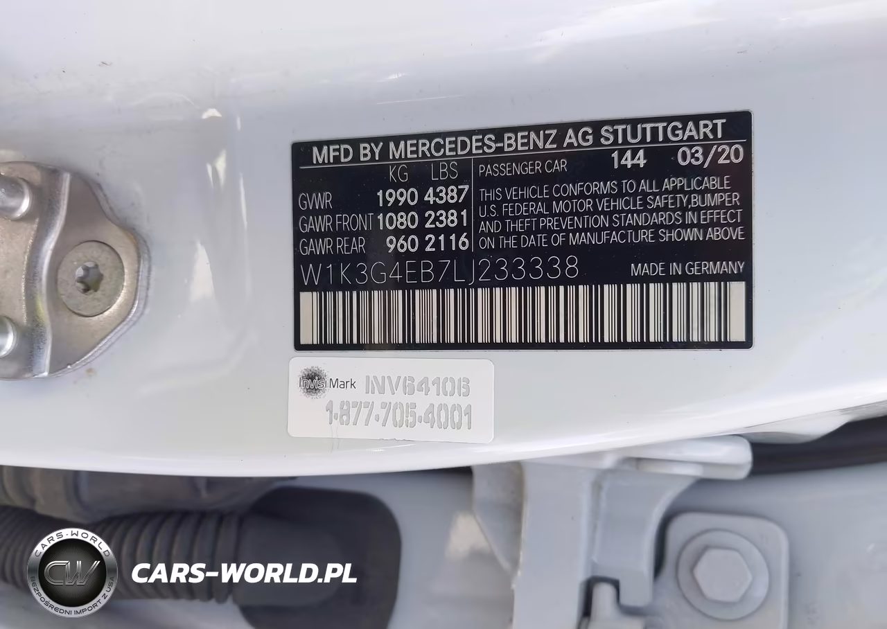 2020 Mercedes-Benz A 220 VIN:W1K3G4EB7LJ233338 - 9
