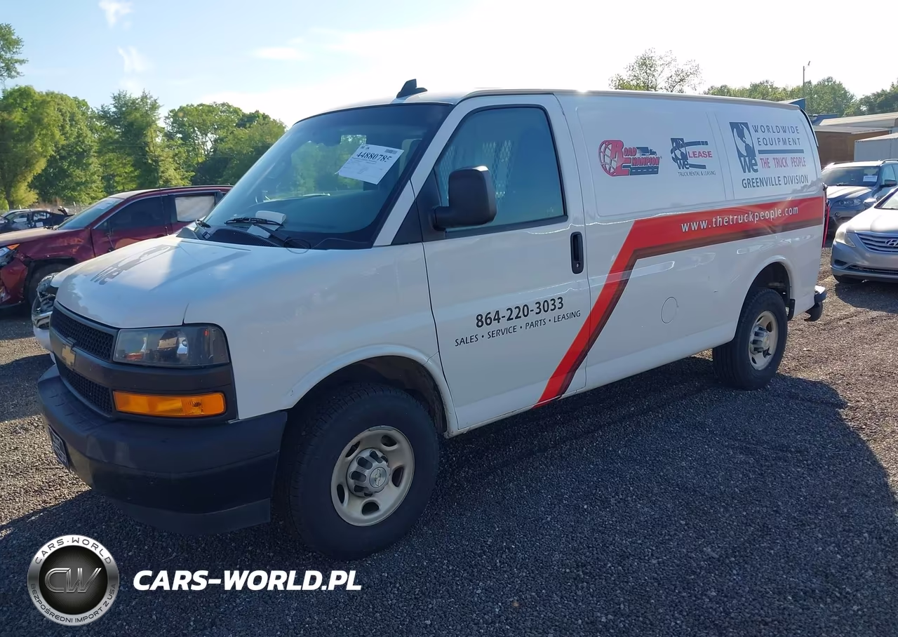 2023 Chevrolet Express Cargo Rwd 2500 Regular Wheelbase Wt VIN:1GCWGAFP7P1109821 - 2