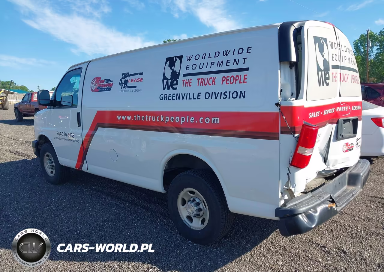 2023 Chevrolet Express Cargo Rwd 2500 Regular Wheelbase Wt VIN:1GCWGAFP7P1109821 - 3
