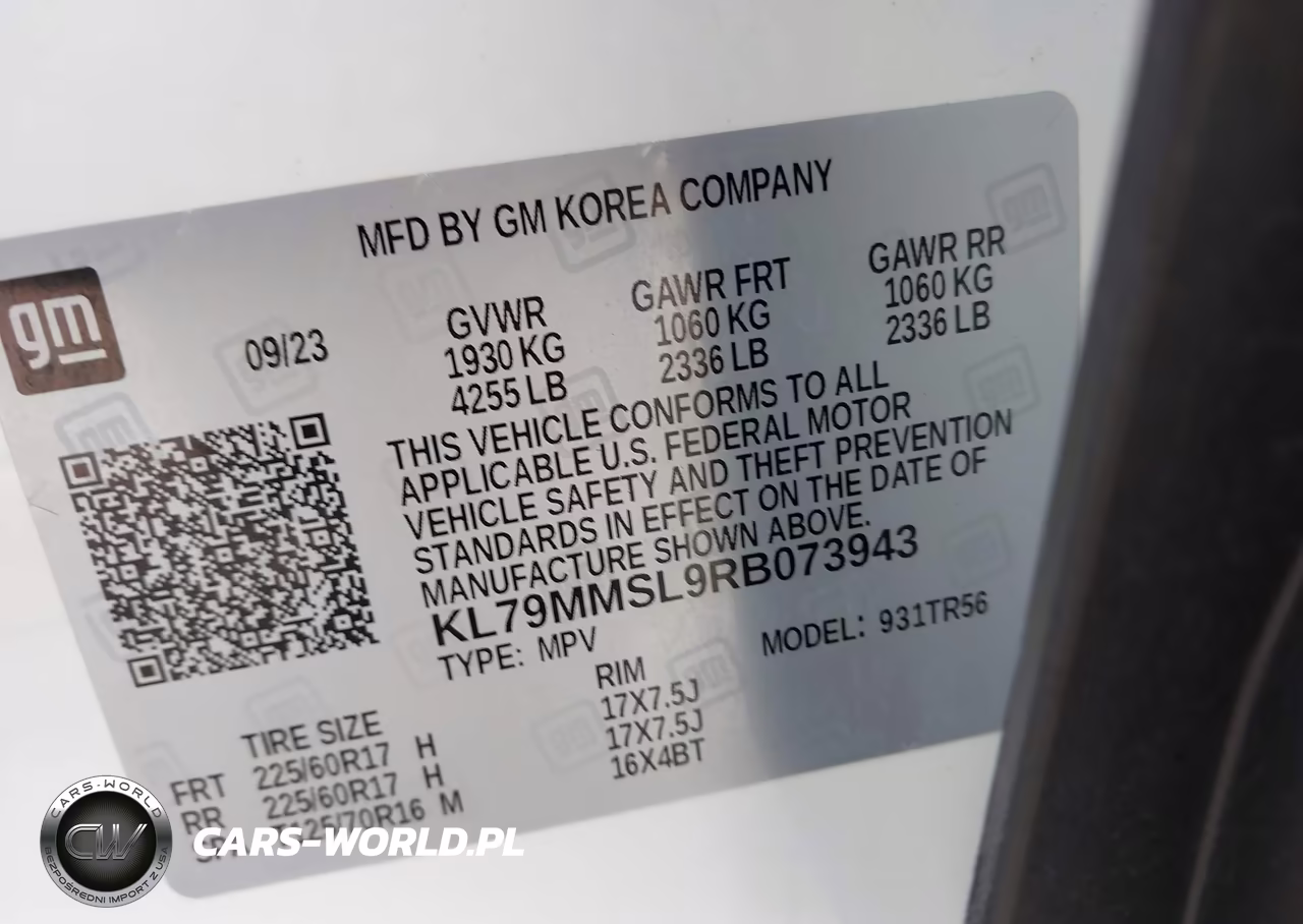 2024 Chevrolet Trailblazer Fwd Ls VIN:KL79MMSL9RB073943 - 9