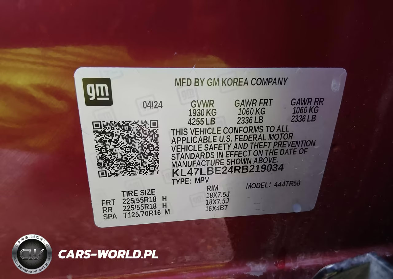 BUICK ENVISTA SP VIN:KL47LBE24RB219034 - 9