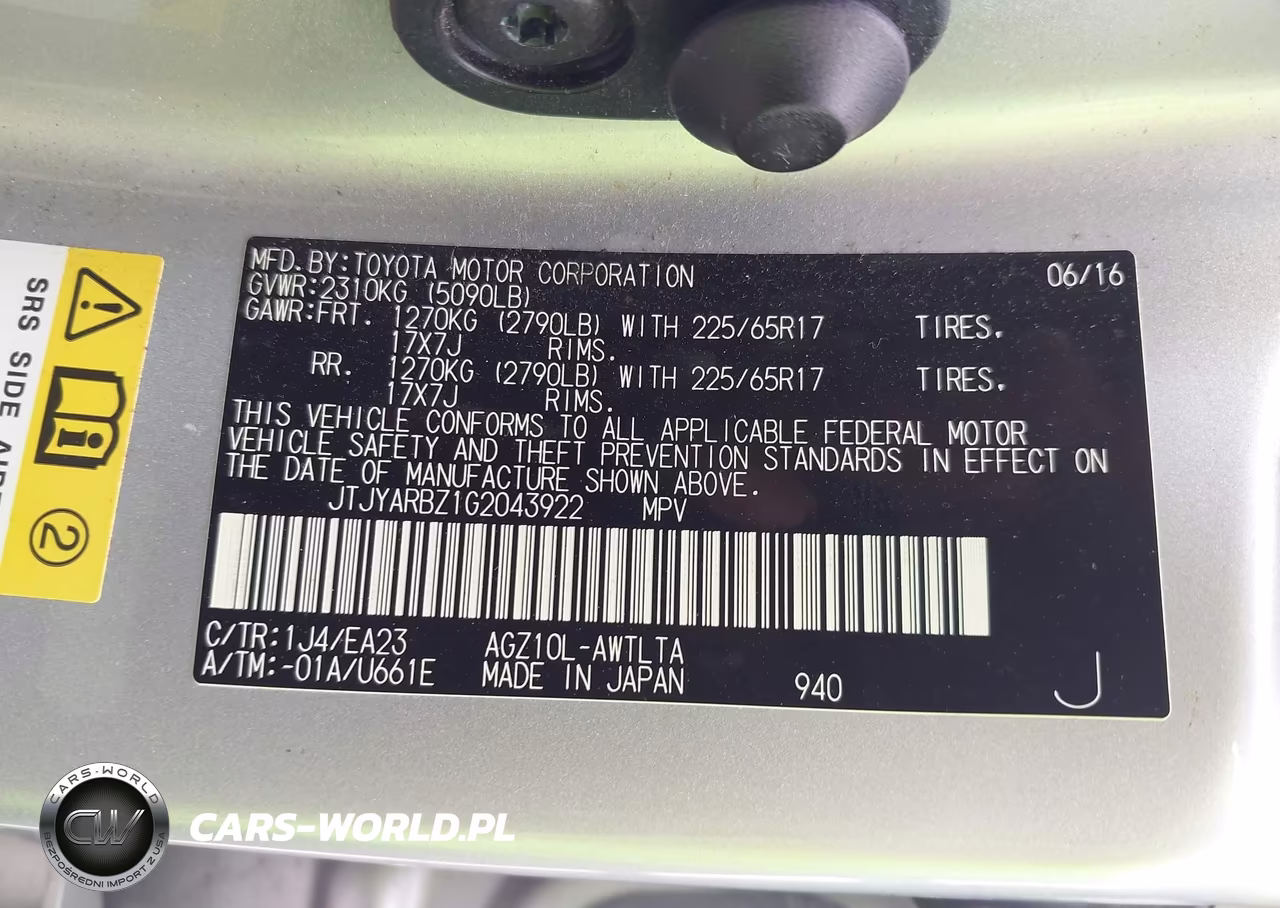 2016 Lexus Nx 200T VIN:JTJYARBZ1G2043922 - 9