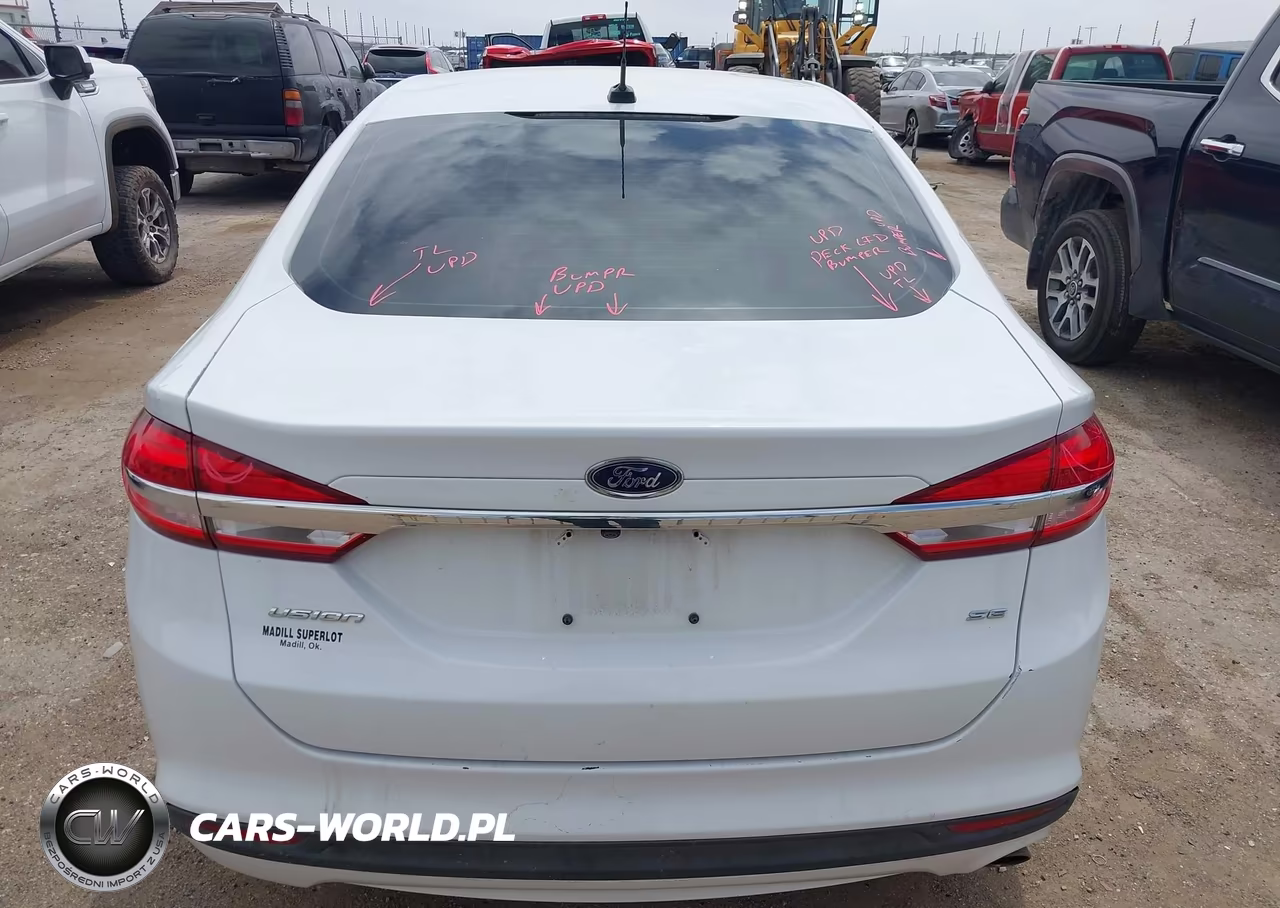 2017 Ford Fusion Se VIN:3FA6P0H76HR143933 - 16