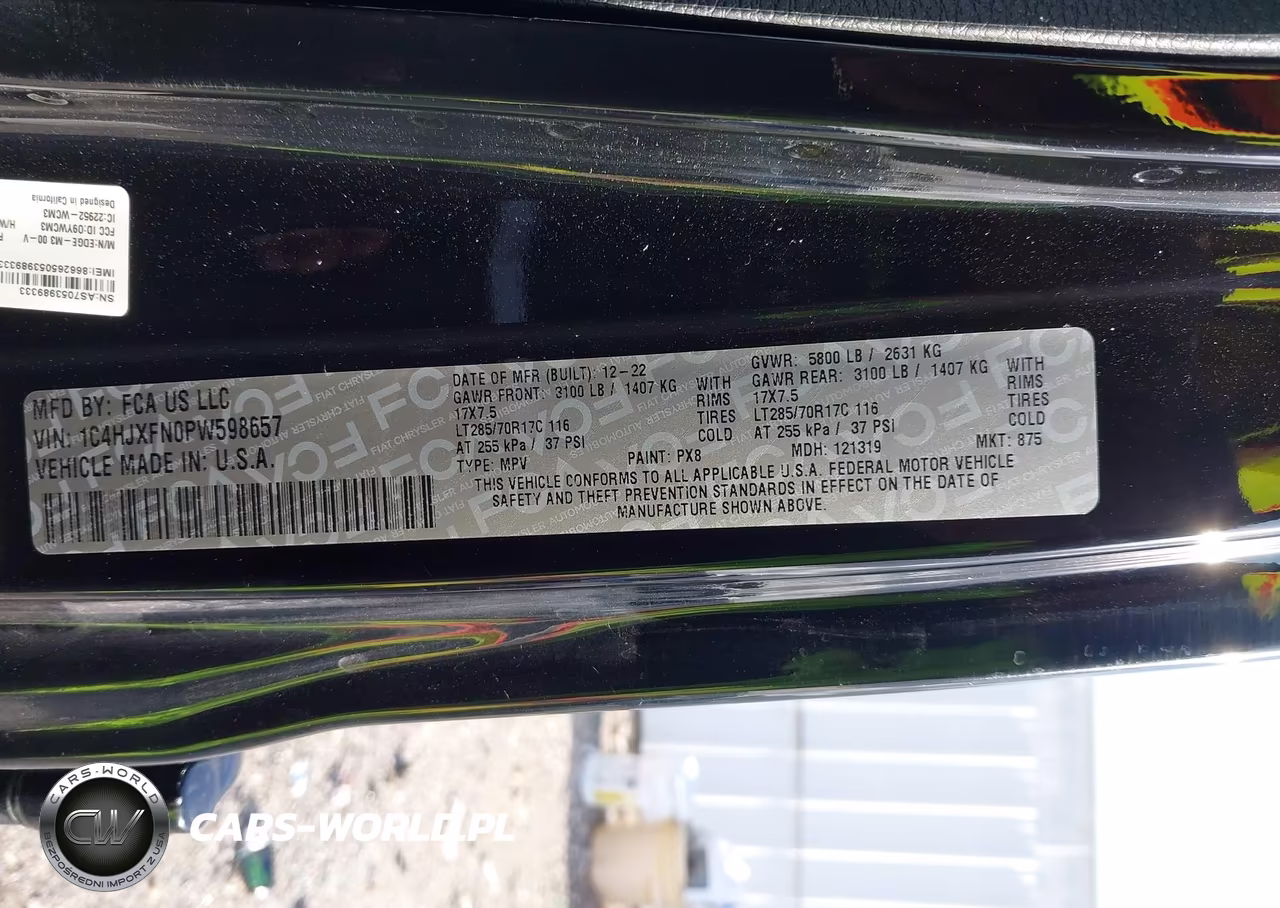 2023 Jeep Wrangler 4-Door Rubicon 4X4 VIN:1C4HJXFN0PW598657 - 19