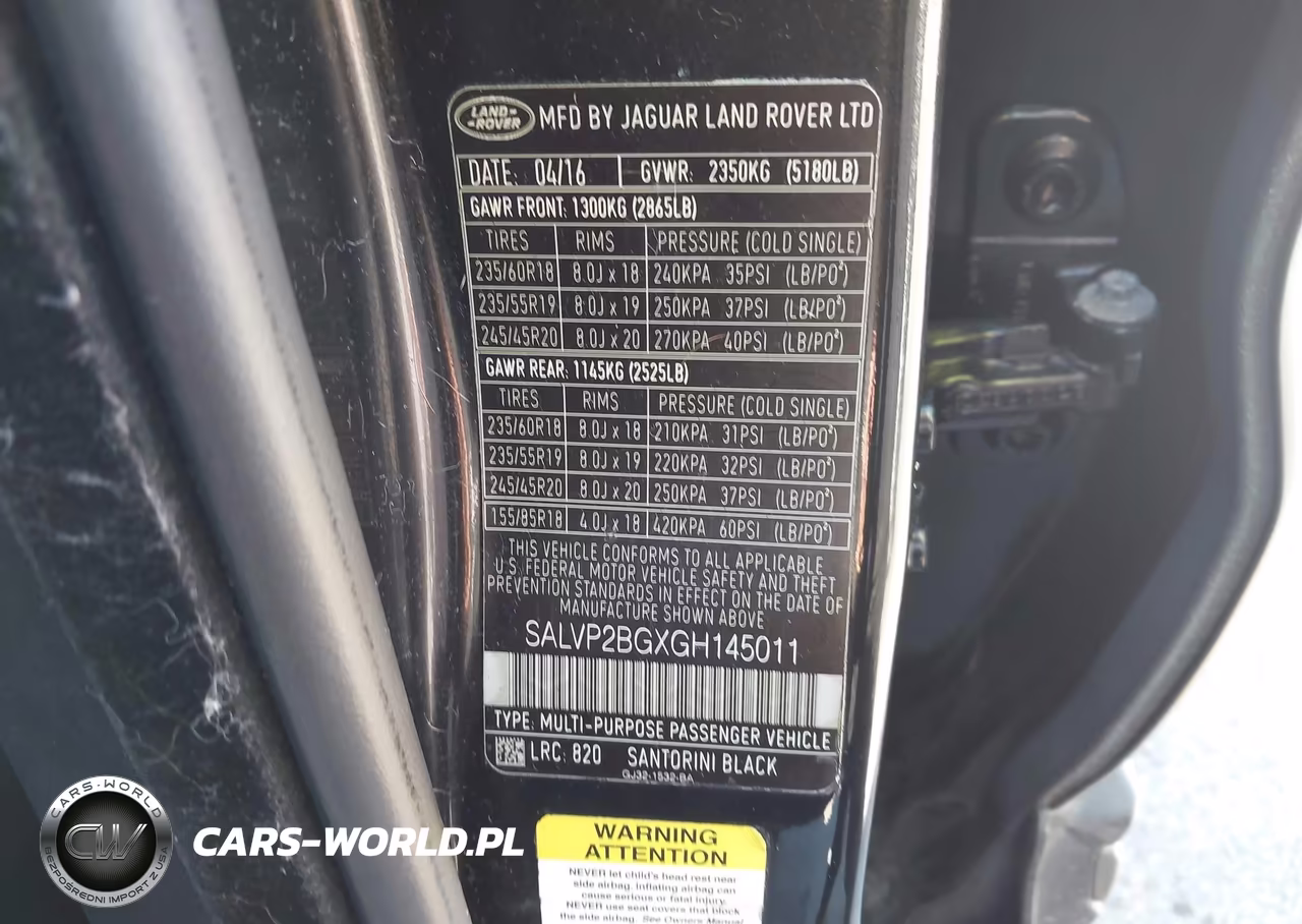 2016 Land Rover Range Rover Evoque Se-Se Premium VIN:SALVP2BGXGH145011 - 9