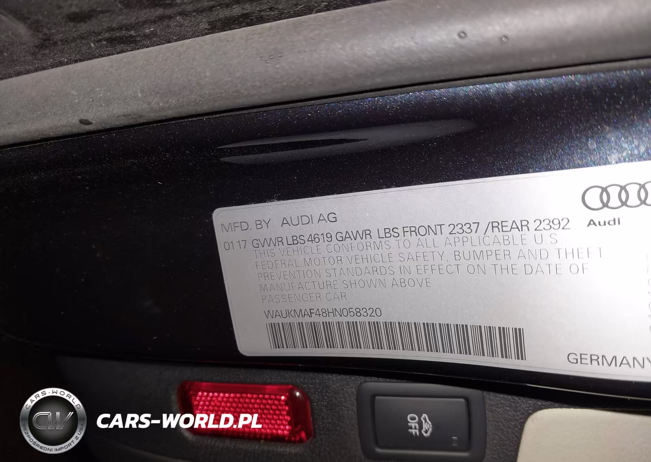 2017 Audi A4 2.0T Season Of Audi Ultra Premium VIN:WAUKMAF48HN058320 - 9
