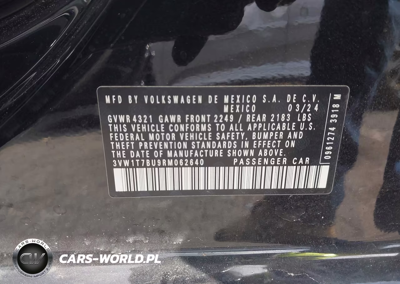 2024 Volkswagen Jetta Gli 2.0T Autobahn VIN:3VW1T7BU9RM062640 - 9