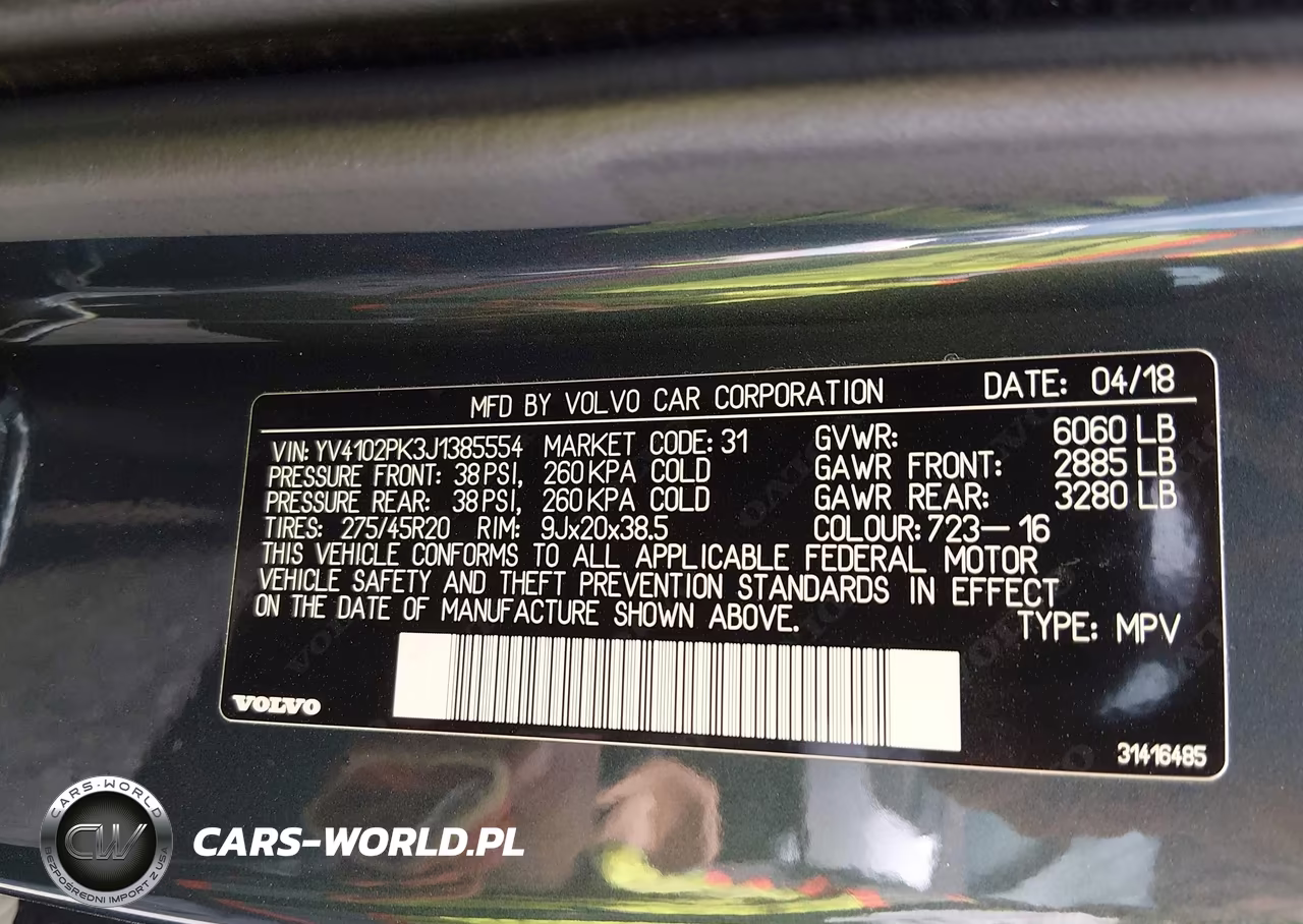 2018 Volvo Xc90 T5 Momentum VIN:YV4102PK3J1385554 - 9