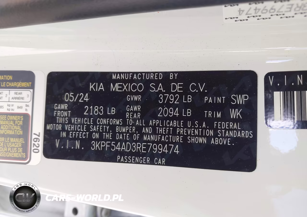 2024 Kia Forte Gt-Line VIN:3KPF54AD3RE799474 - 9