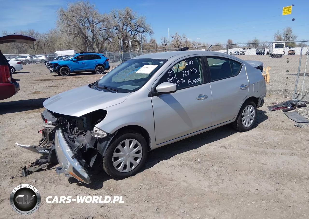 2019 Nissan Versa 1.6 Sv VIN:3N1CN7AP7KL812844 - 2