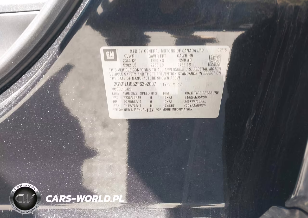 2015 GMC Terrain Denali VIN:2GKFLUE32F6292007 - 9