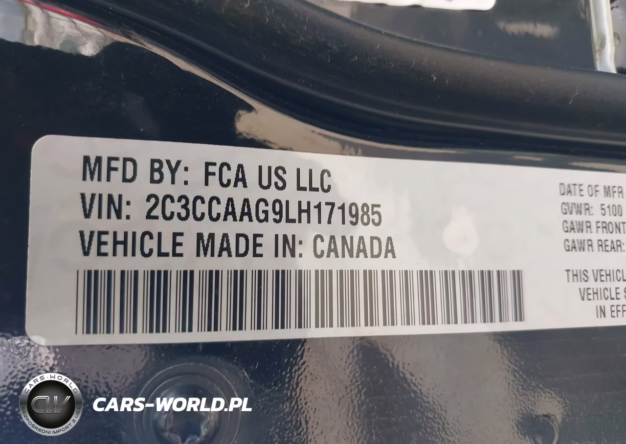 2020 Chrysler 300 Touring L VIN:2C3CCAAG9LH171985 - 9