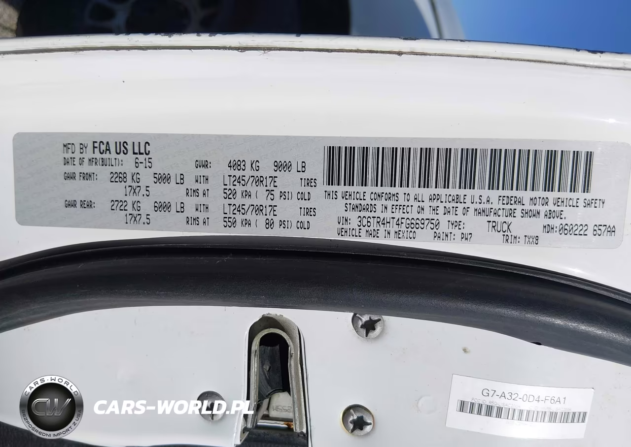 2015 Ram 2500 Tradesman VIN:3C6TR4HT4FG669750 - 9