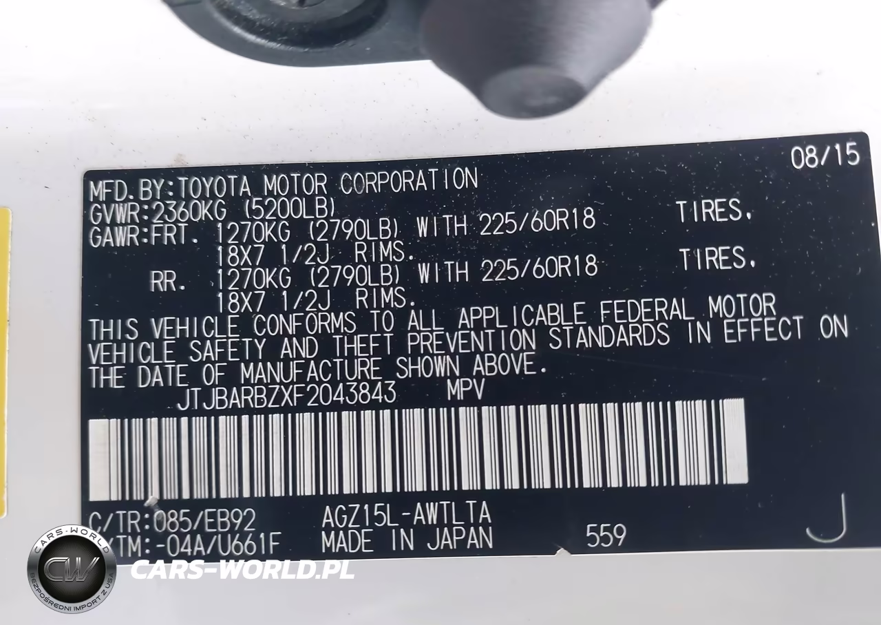 2015 Lexus Nx 200T F Sport VIN:JTJBARBZXF2043843 - 9