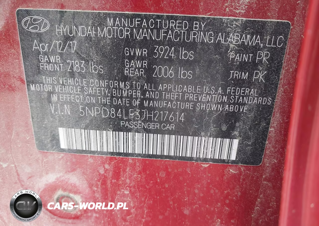 2018 Hyundai Elantra Sel VIN:5NPD84LF3JH217614 - 9