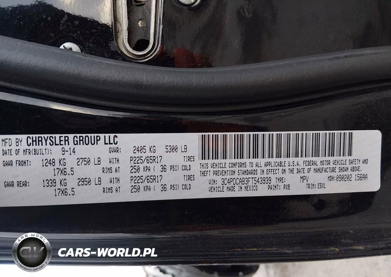 2015 Dodge Journey American Value Pkg VIN:3C4PDCAB3FT543939 - 9