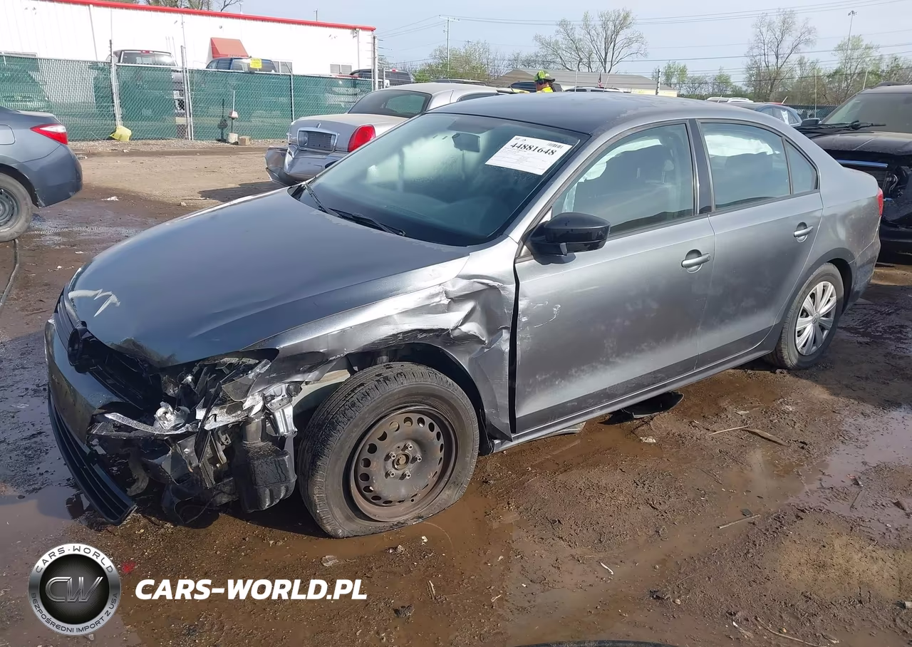 2014 Volkswagen Jetta 2.0L S VIN:3VW2K7AJ7EM257029 - 2
