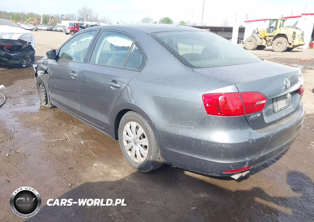 2014 Volkswagen Jetta 2.0L S VIN:3VW2K7AJ7EM257029 - 3