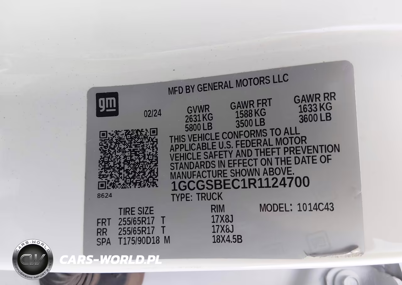 2024 Chevrolet Colorado 2Wd Wt VIN:1GCGSBEC1R1124700 - 4