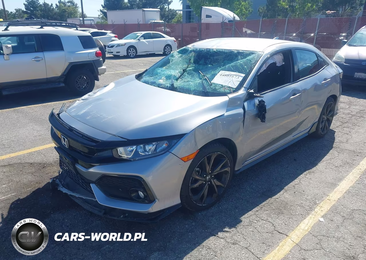 2019 Honda Civic Sport VIN:SHHFK7H48KU423187 - 2
