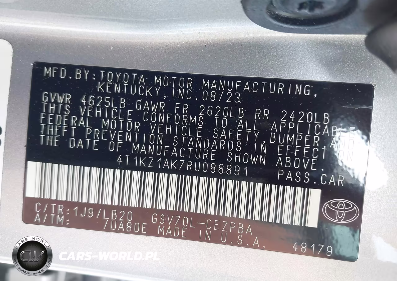 2024 Toyota Camry Xse V6 VIN:4T1KZ1AK7RU088891 - 9