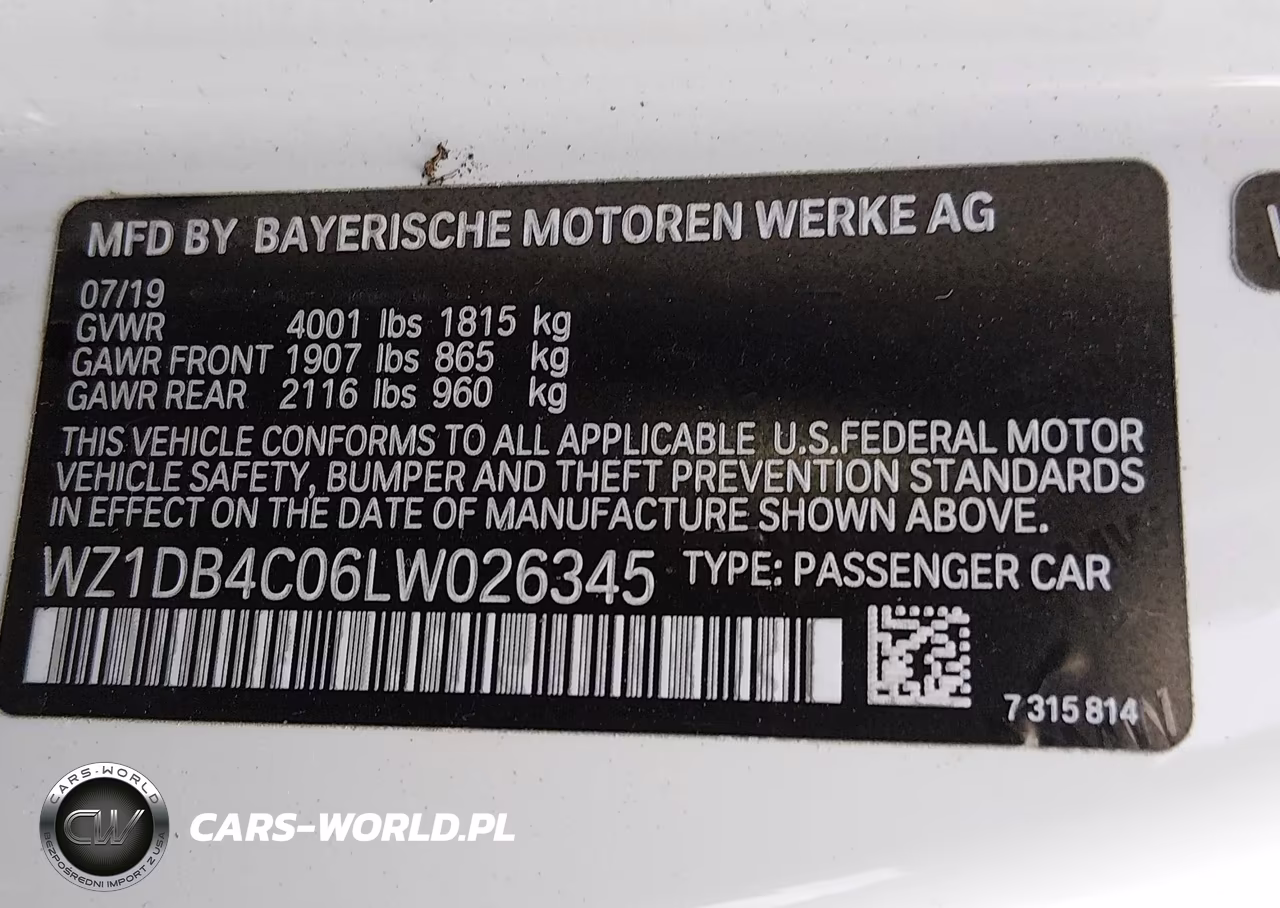 2020 Toyota Gr Supra 3.0 Premium VIN:WZ1DB4C06LW026345 - 9
