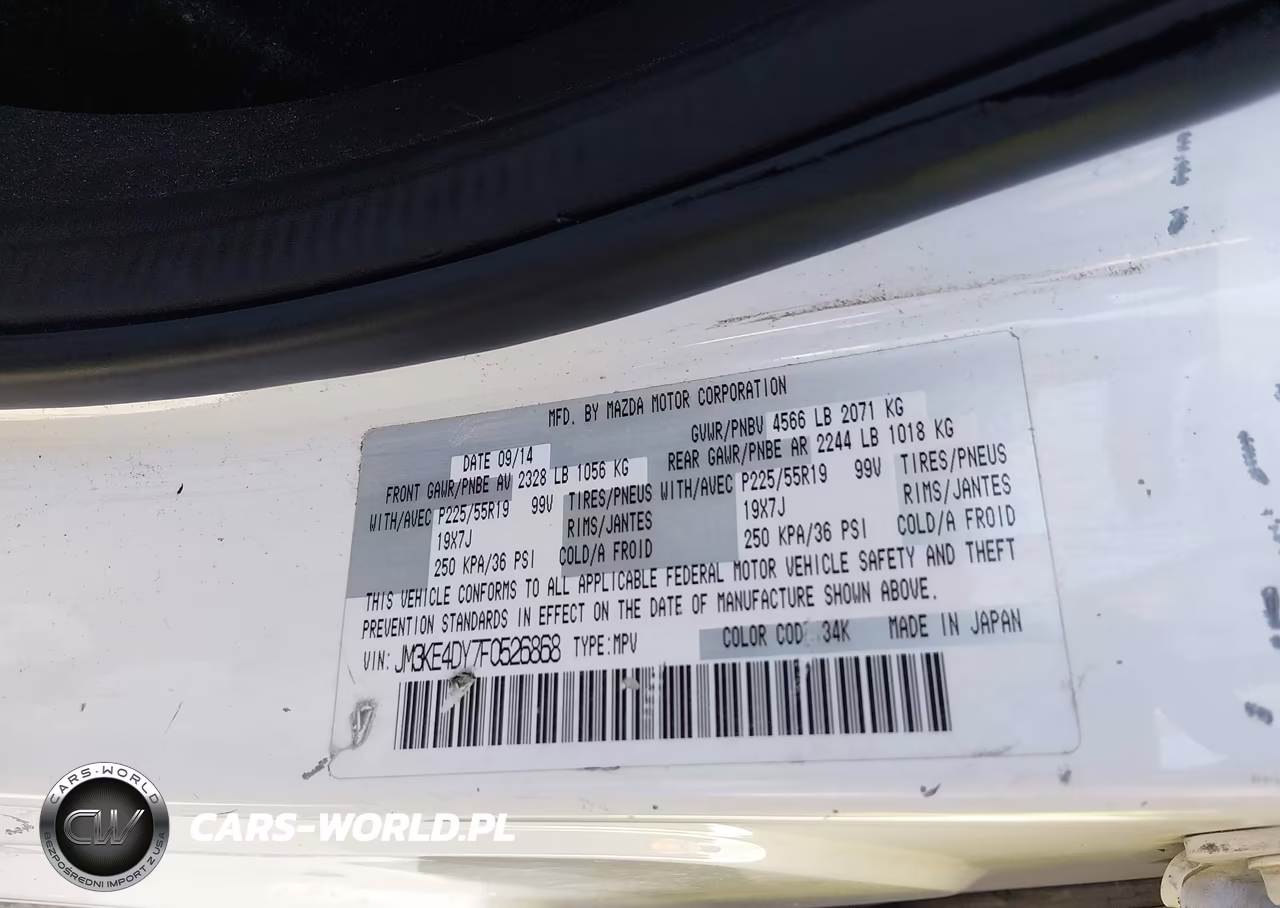 2015 Mazda Cx-5 Grand Touring VIN:JM3KE4DY7F0526868 - 9