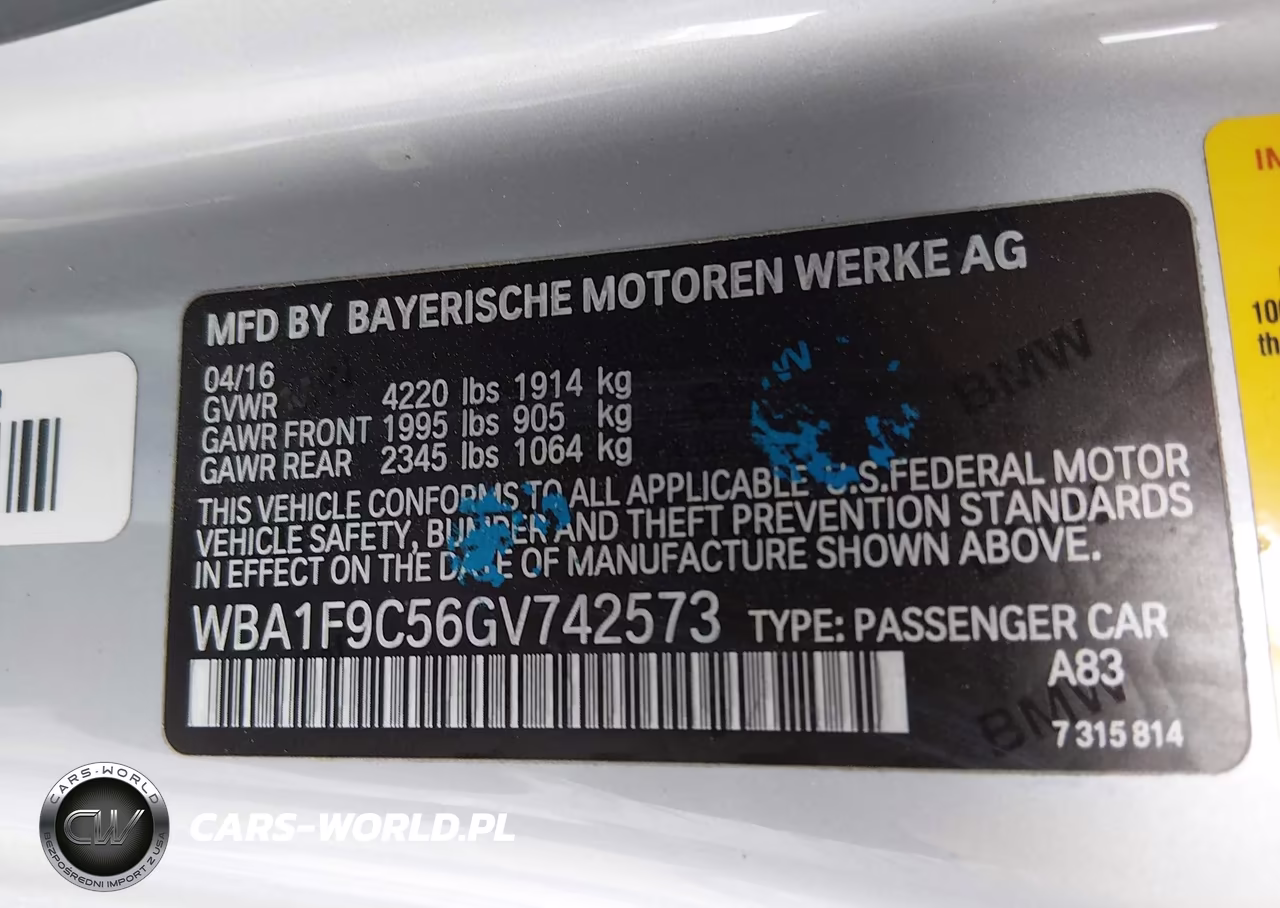 2016 BMW 228I VIN:WBA1F9C56GV742573 - 9