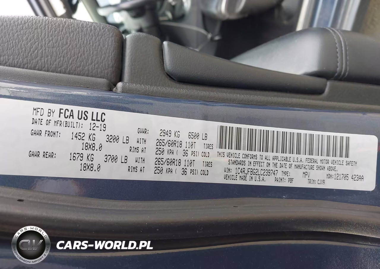 2020 Jeep Grand Cherokee Limited 4X4 VIN:1C4RJFBG2LC239747 - 9