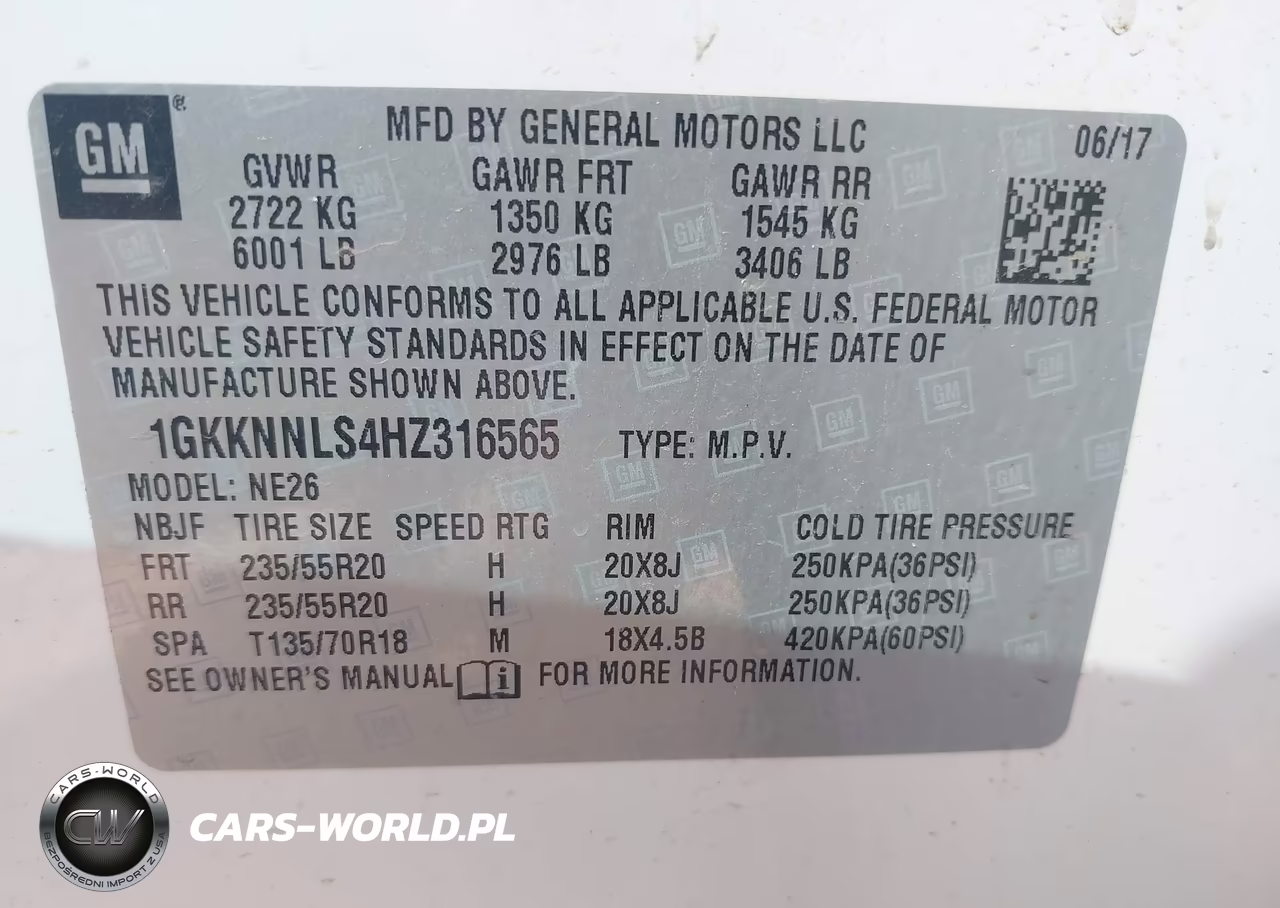 2017 GMC Acadia Slt-2 VIN:1GKKNNLS4HZ316565 - 9