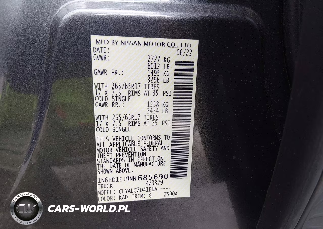 2022 Nissan Frontier Sv 4X2 VIN:1N6ED1EJ9NN685690 - 9