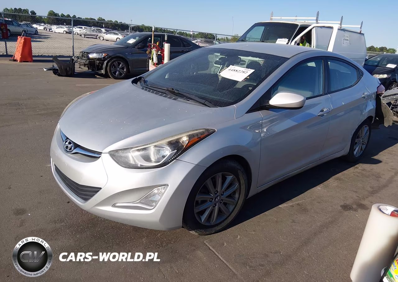 2015 Hyundai Elantra Se VIN:5NPDH4AE0FH593852 - 2