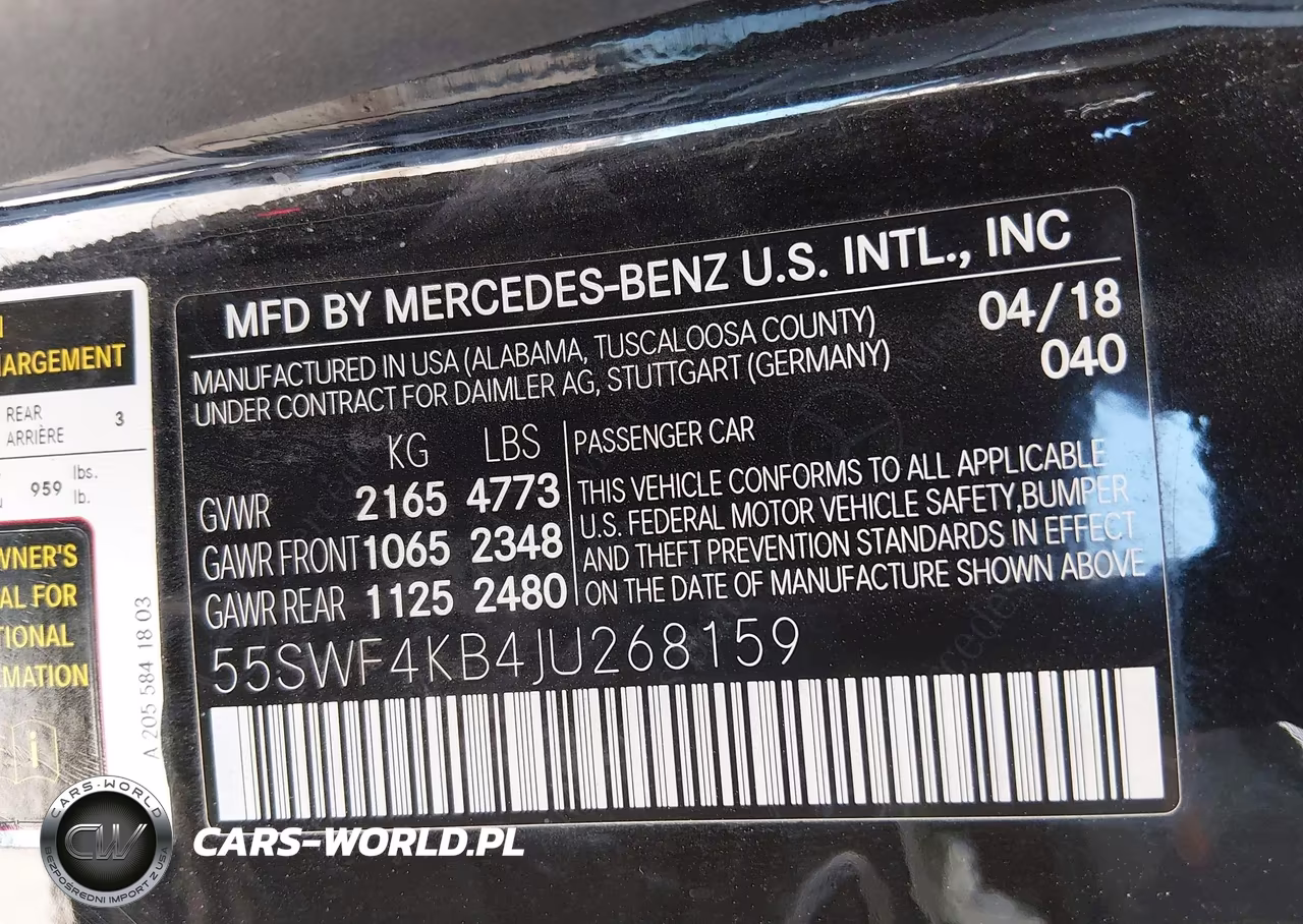 2018 Mercedes-Benz C 300 4Matic VIN:55SWF4KB4JU268159 - 9