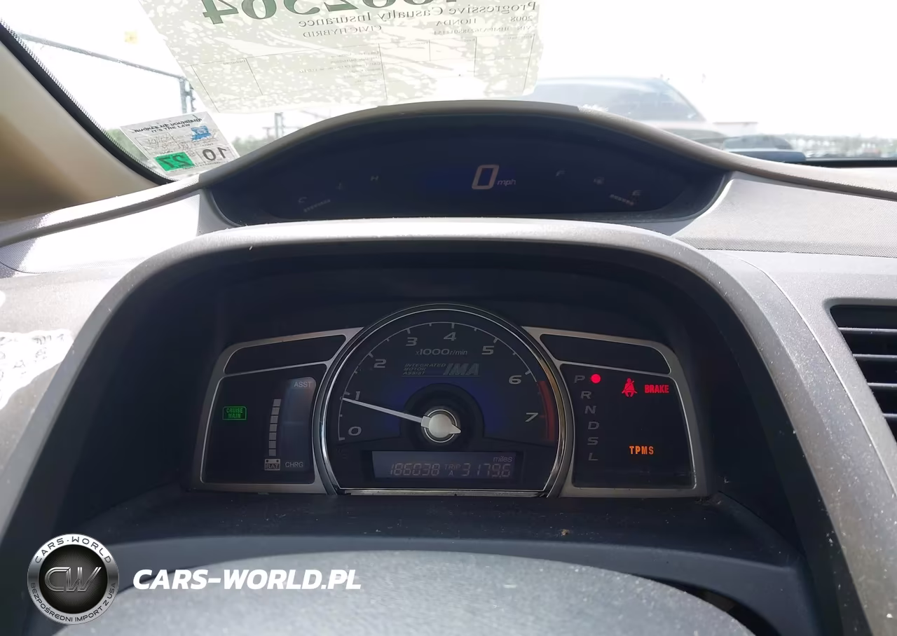 2008 Honda Civic Hybrid VIN:JHMFA36238S011154 - 7