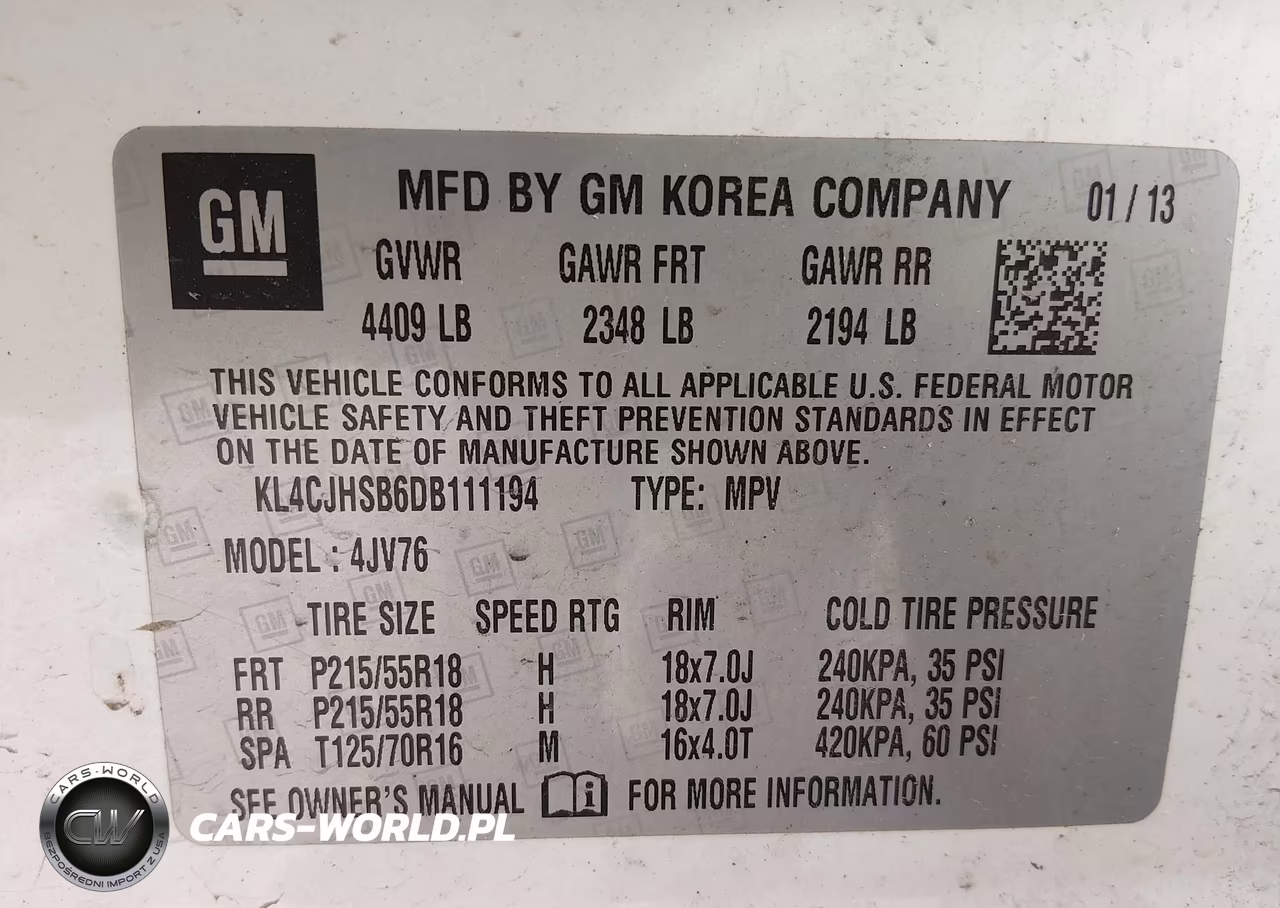 2013 Buick Encore Premium VIN:KL4CJHSB6DB111194 - 9