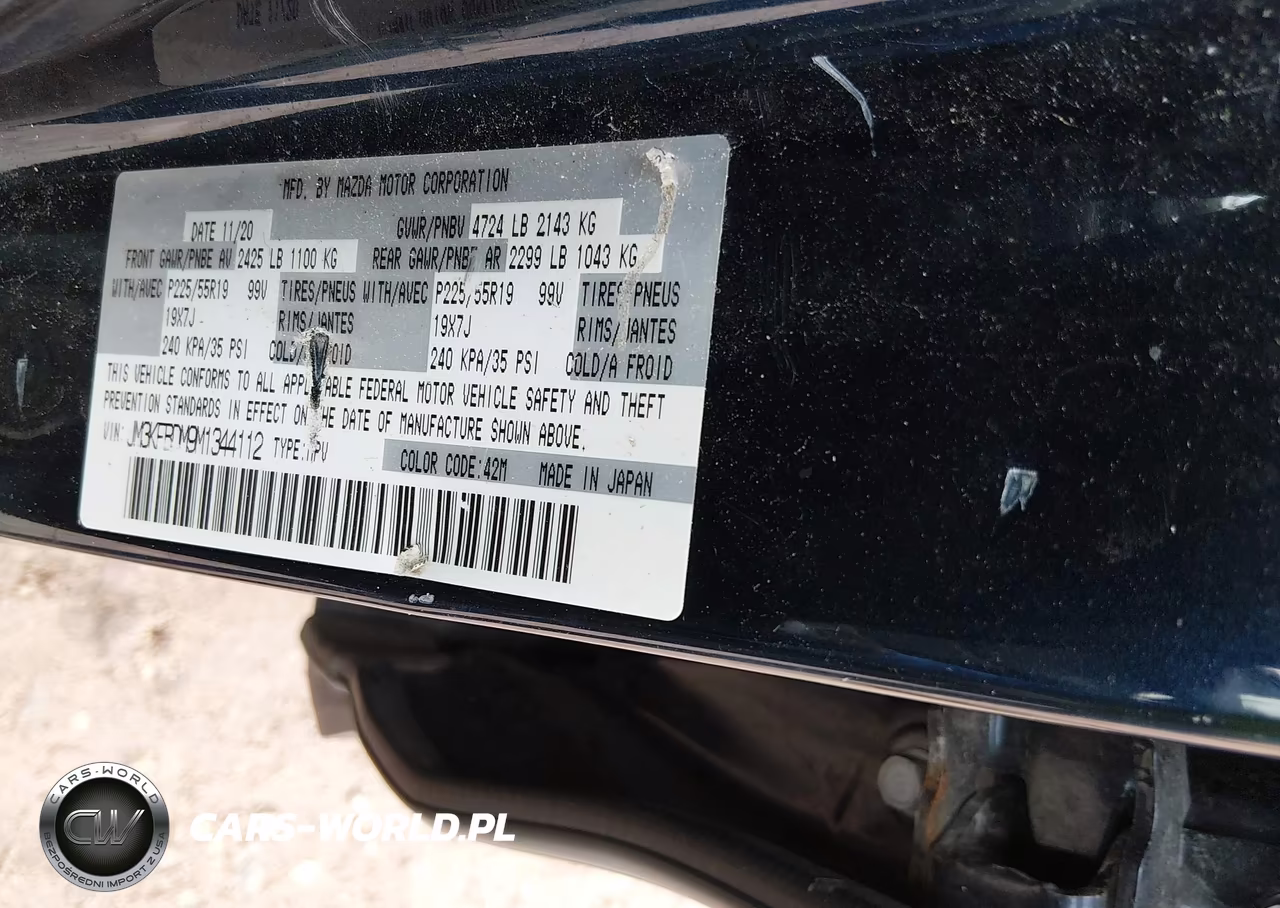 2021 Mazda Cx-5 Grand Touring VIN:JM3KFBDM9M1344112 - 9