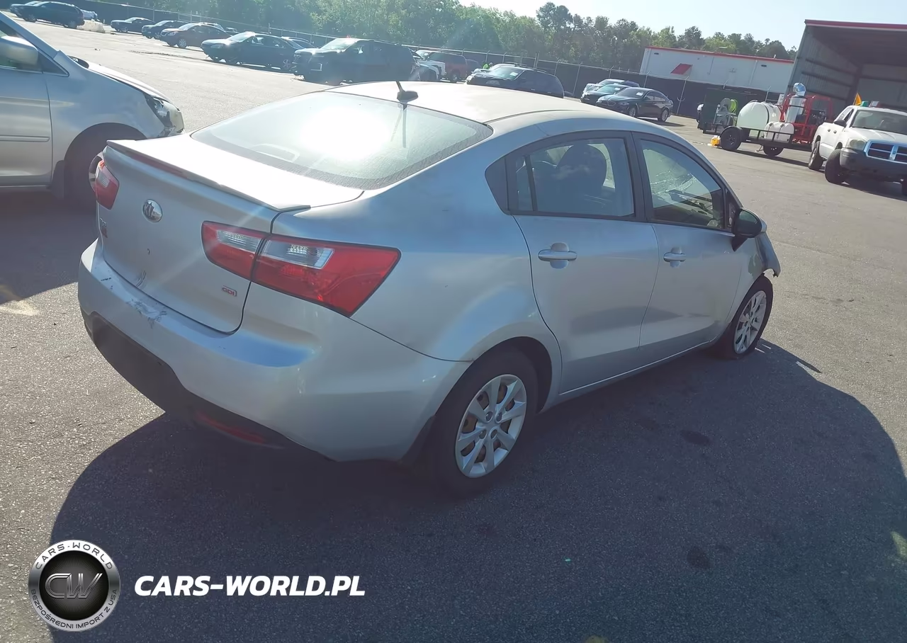 2013 Kia Rio Lx VIN:KNADM4A30D6300045 - 4
