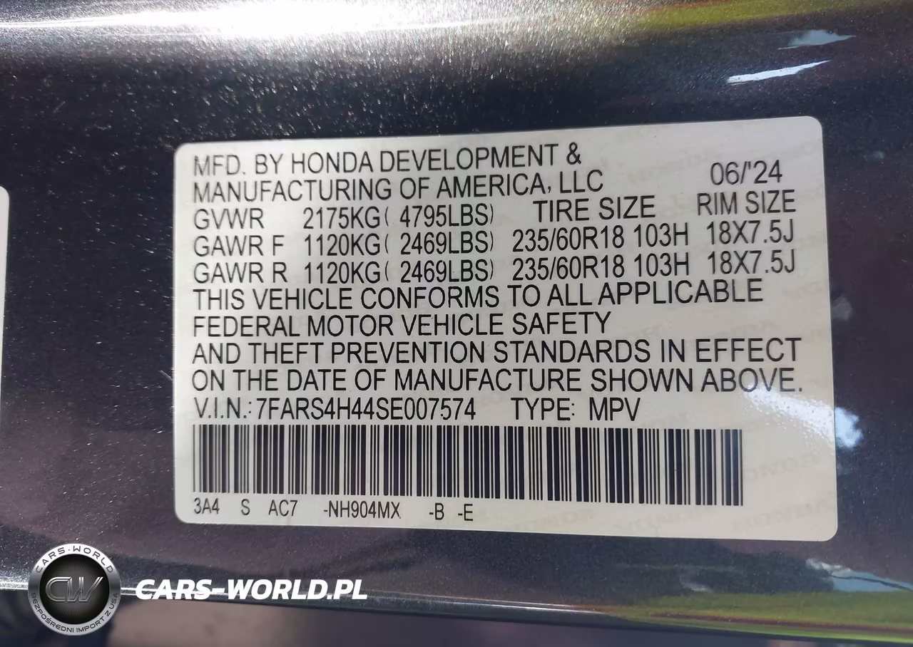 2025 Honda Cr-V Ex Awd VIN:7FARS4H44SE007574 - 9